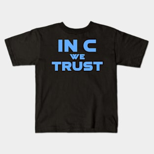 In C We Trust Programming Kids T-Shirt